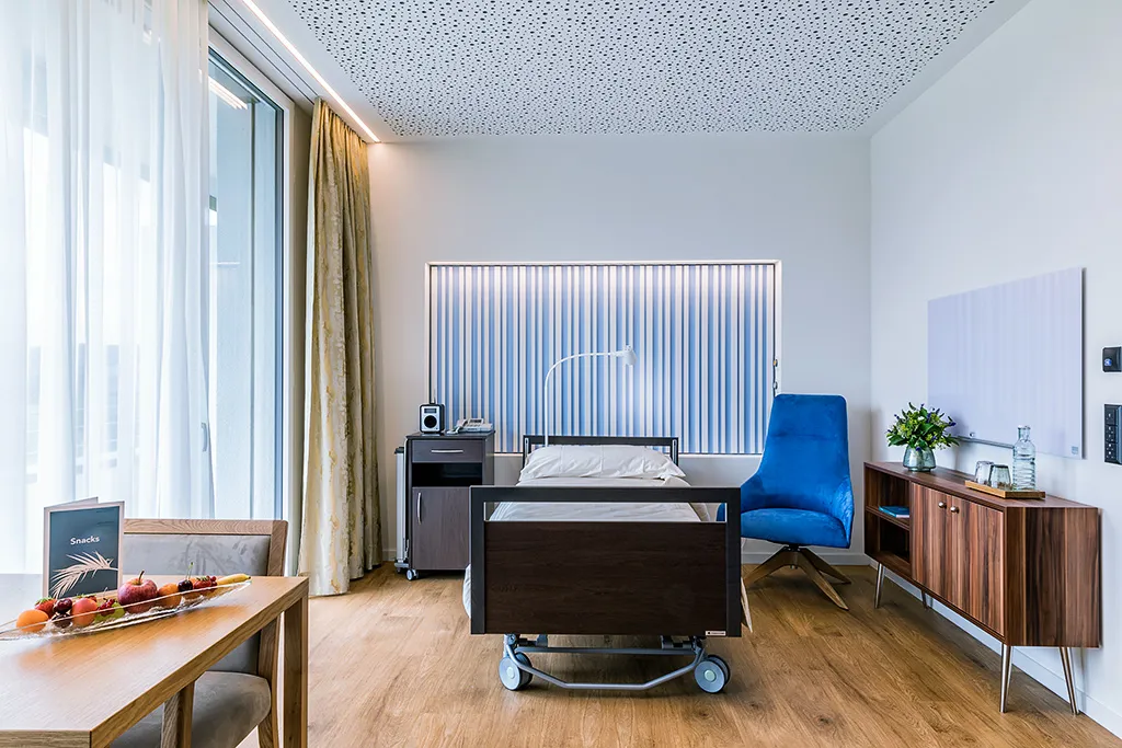 Patientenzimmer Rehaklinik Zihlschlacht